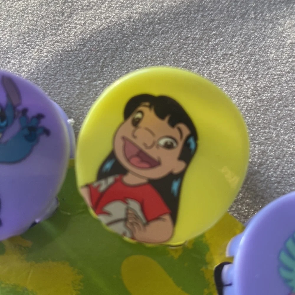 Disney Hair Clips Lilo & Stitch Ohana Small ponytail accessories 8 clips